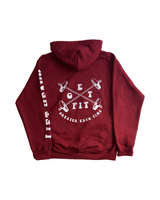 LIFT HEAVY Hoodie in Ruby