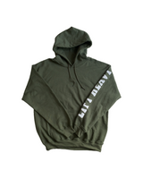 LIFT HEAVY Hoodie in Olive