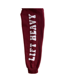 LIFT HEAVY Hoodie in Ruby